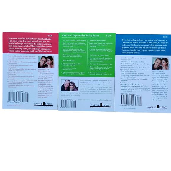๐ Who Knew? 3-Book Set | Holiday + Home Hacks + Odor Eliminator + Money - Picture 2 of 7